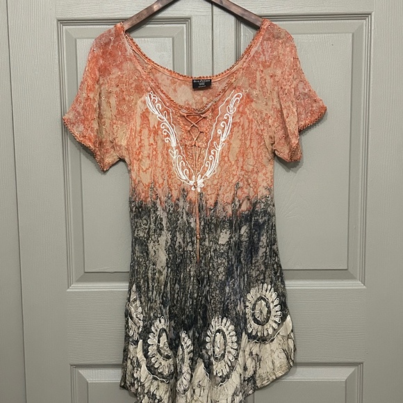 Vintage Canadian Flowy Bohemian Dress - Picture 1 of 9